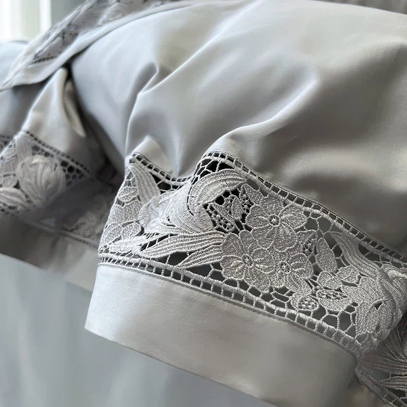 White Egyptian Cotton Bedding 1500TC Queen