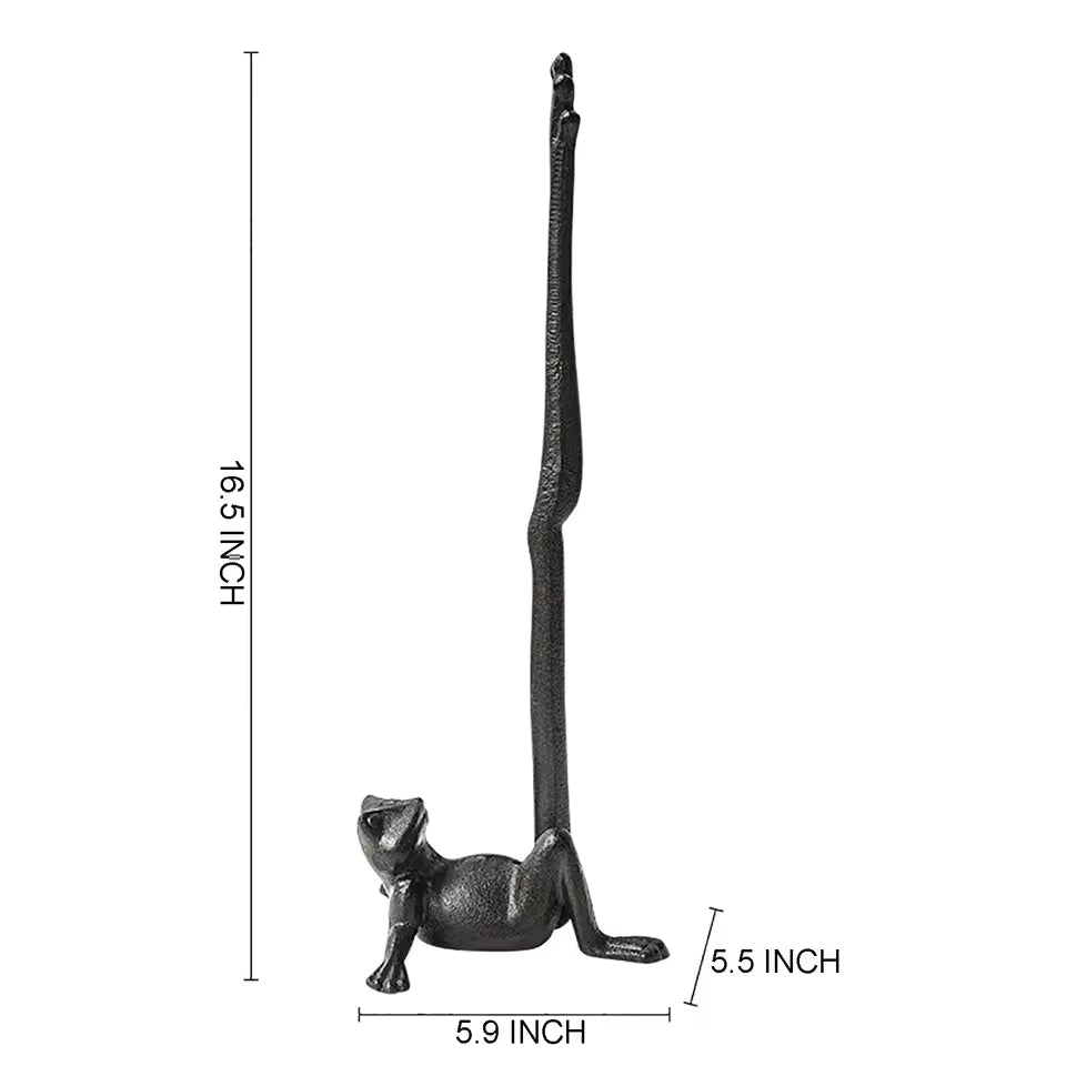 Cast Iron Animal Paper Towel Holder