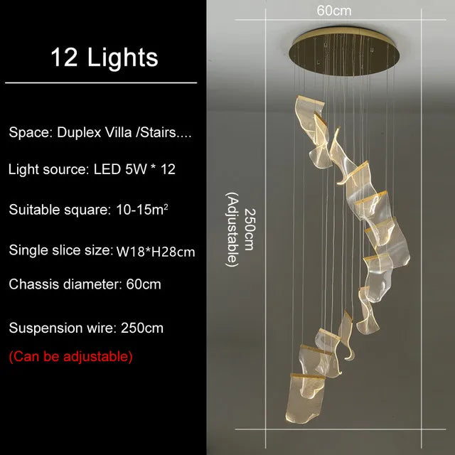 Modern Guide Ceiling Chandelier