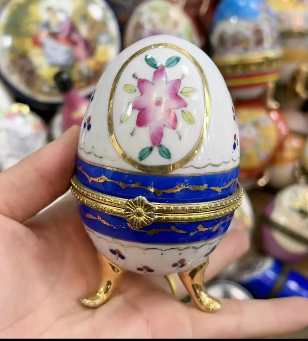 Ceramics Flower Jewelry Storage Box Vase Flower Basket Jewelry Case Storage Jewelry Organizer Display Gifts Home Decor Ornament