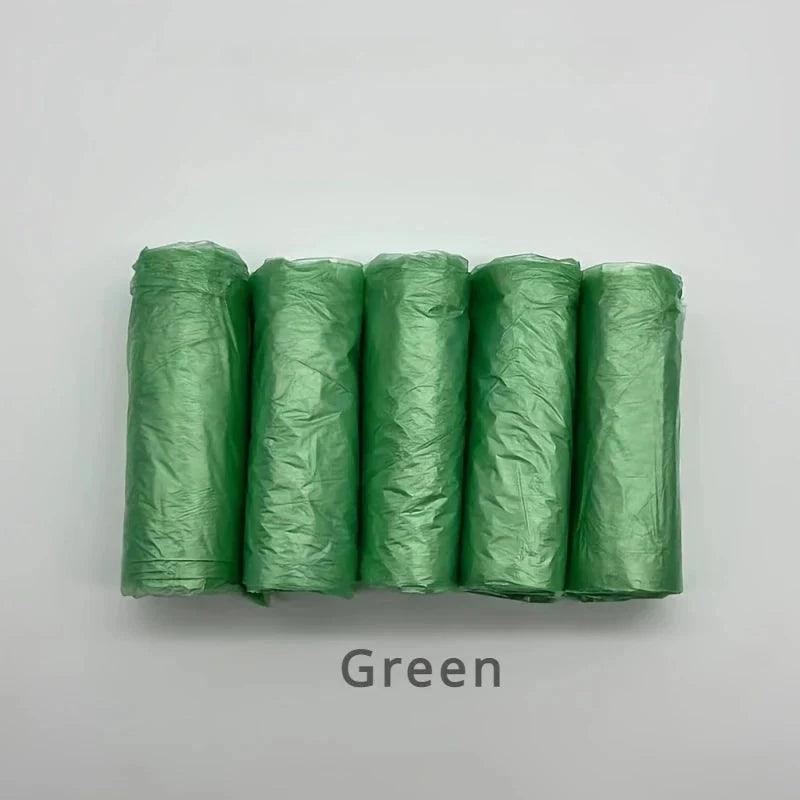 100PCS Mixed Color Garbage Bags – Thick Disposable Trash Can Liners