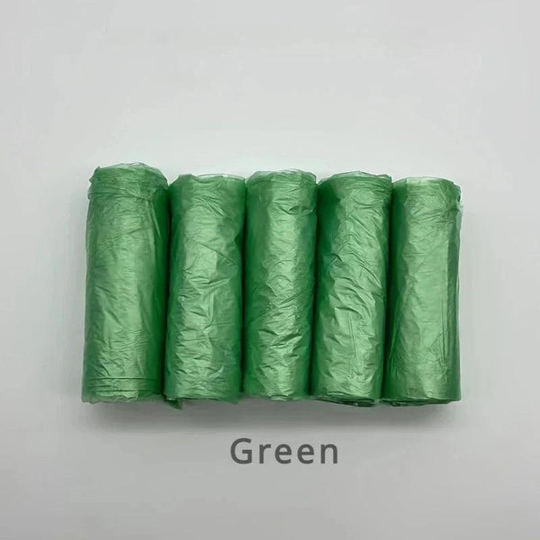100PCS Mixed Color Garbage Bags – Thick Disposable Trash Can Liners