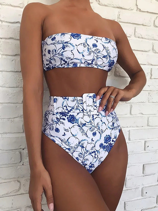 Sally High Waist two piece swimsuit - Sexikinis Swim