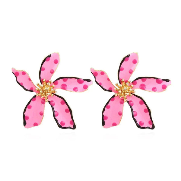 Sweet Big Flower Stud Earrings - Sexikinis Swim - Gifts for You 'n Me