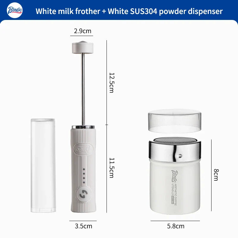 Electric Milk Frother, Wireless Handheld Blender