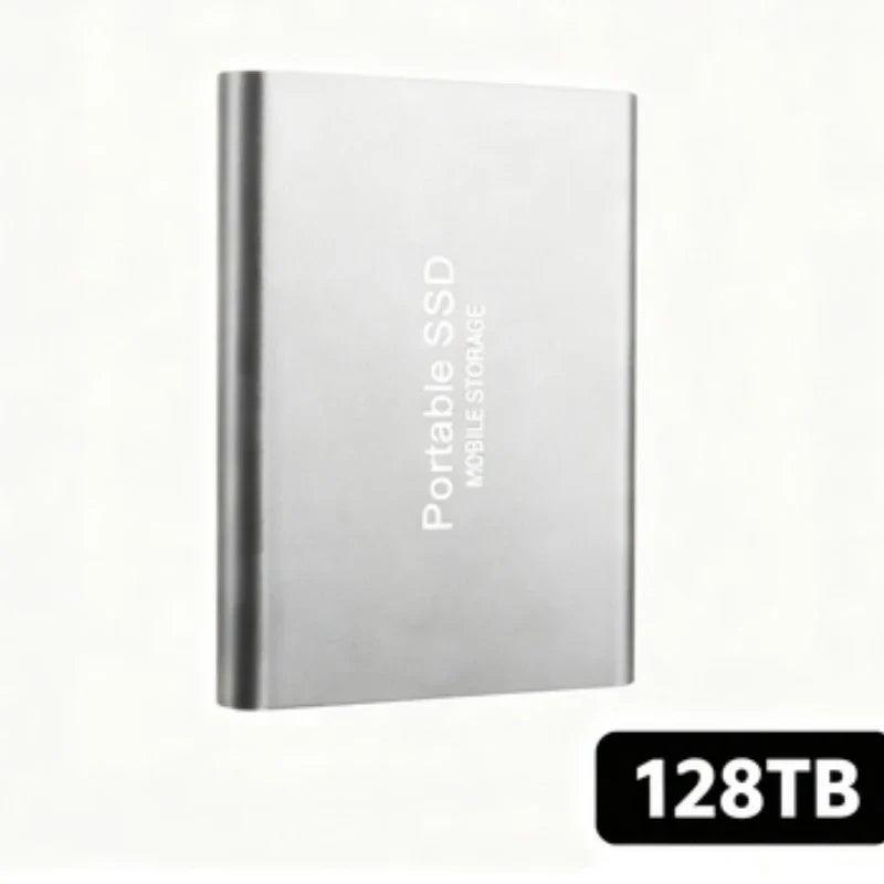 Portable External SSD, 1TB-16TB Large Capacity USB3.1 High Speed Solid State Drive, Lightweight Storage for Laptop, Desktop, Mac
