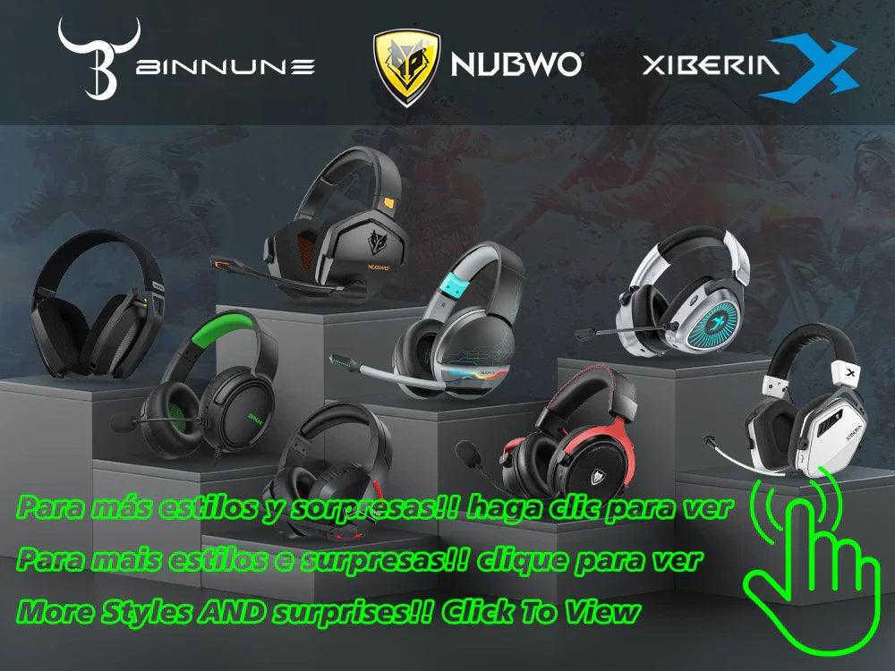 Dual Wireless Gaming Headset with Mic ANC for PS5 PC Mobile Switch