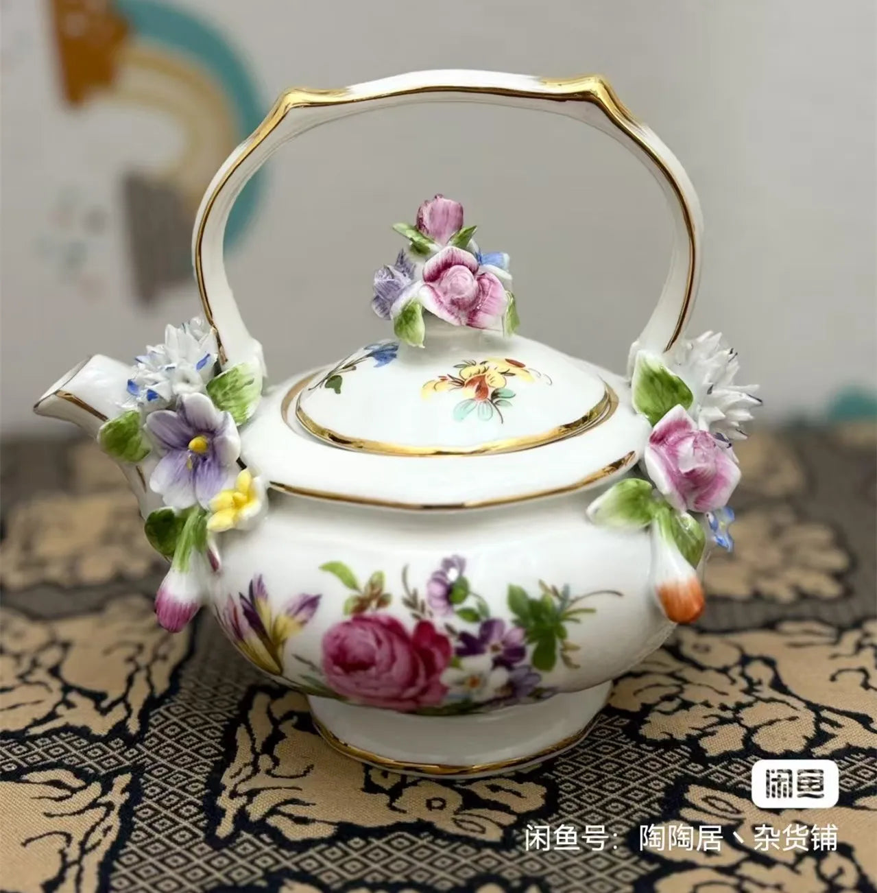 Resin Flower Jewelry Storage Box Vase Flower Basket  Jewelry Case Storage Jewelry Organizer Display Home Decor Ornament