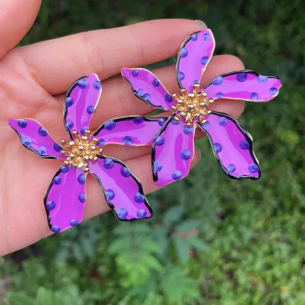 Sweet Big Flower Stud Earrings - Sexikinis Swim - Gifts for You 'n Me