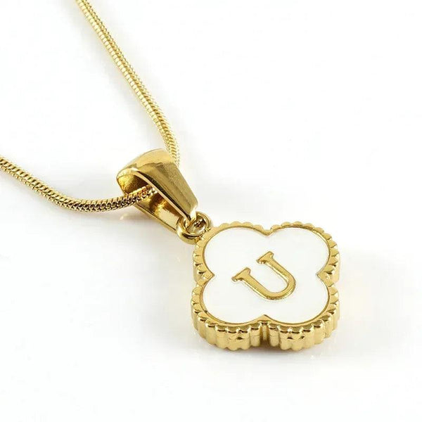 Lucky Clover Stainless Steel Pendant Necklace - Sexikinis Swim - Gifts for You 'n Me
