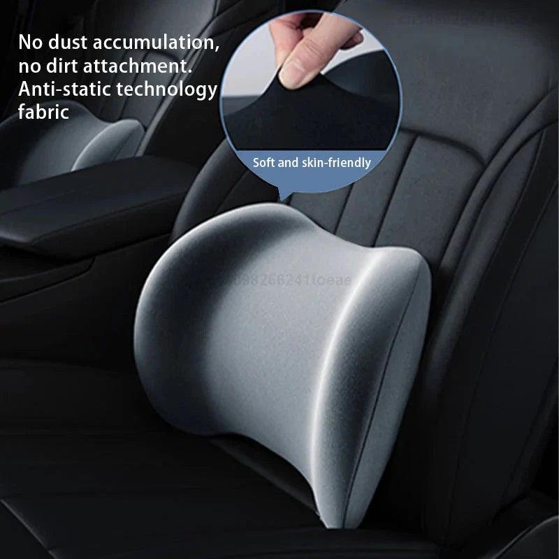 Ergonomic Lumbar Support Cushion – Memory Foam Back Pillow for Sleeping, Office & Bed Pain Relief