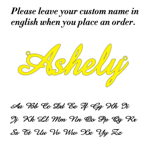 Custom Name Necklace -Sexikinis Swim - Gifts for You 'n Me