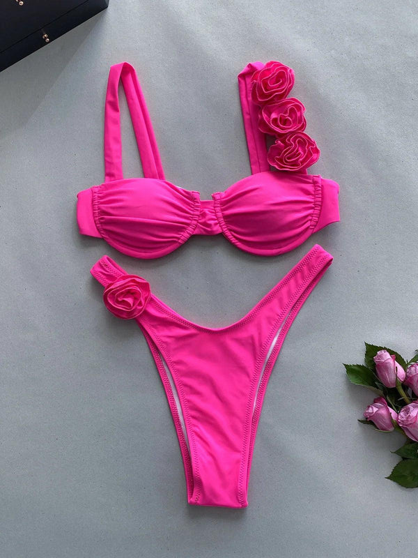Flower Diva two piece swimsuit - Sexikinis Swim