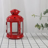Red Colonial Candle Lamp