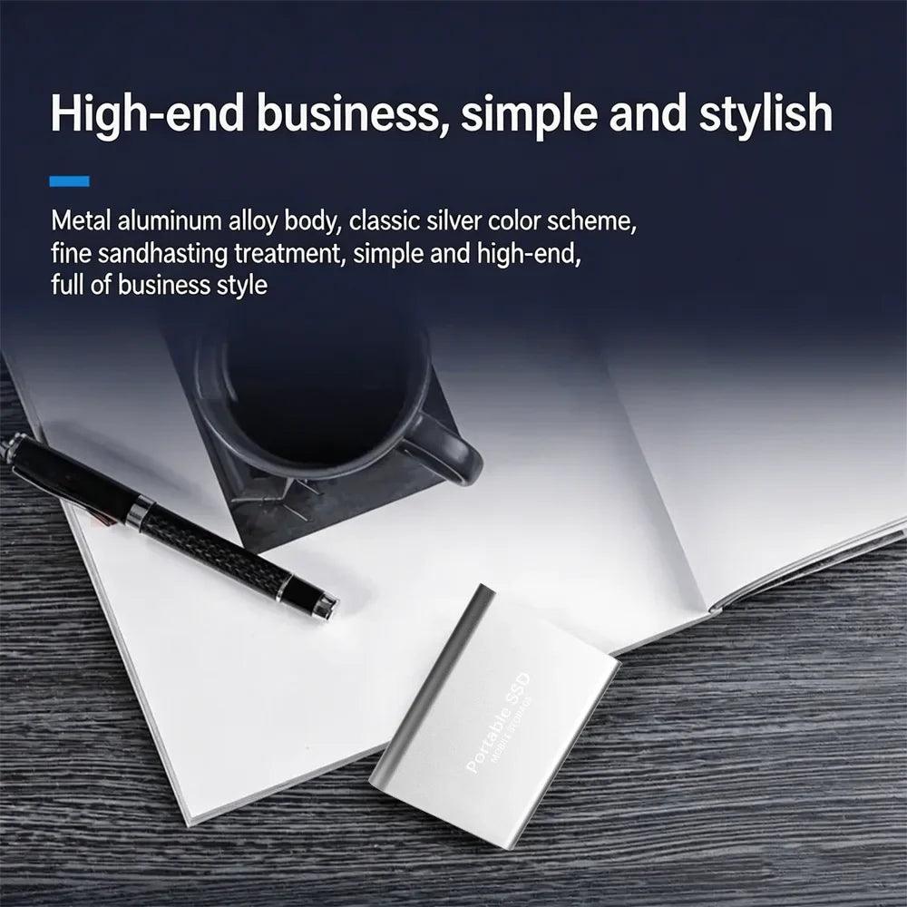 Reliable Slim Storage Device Portable External SSD 1TB 4TB 16TB 128TB High Speed for Notebook Laptop Computer