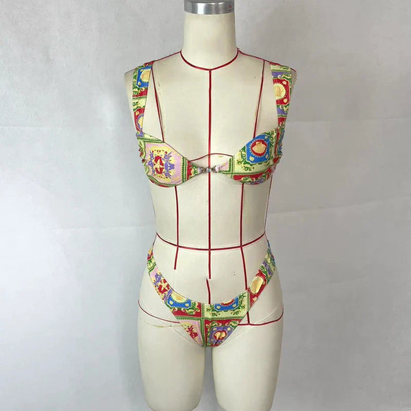 Lala bae two piece swimsuit