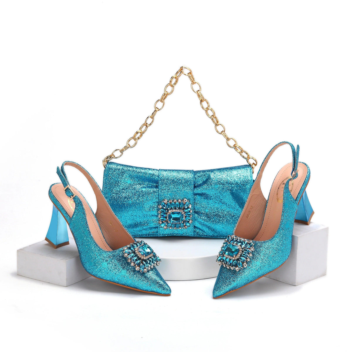 Lastest Italian Ladies Shoes with Matching Bag Set EDHMA1-14