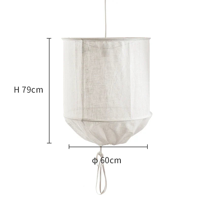 Linen Boho Pendant Light