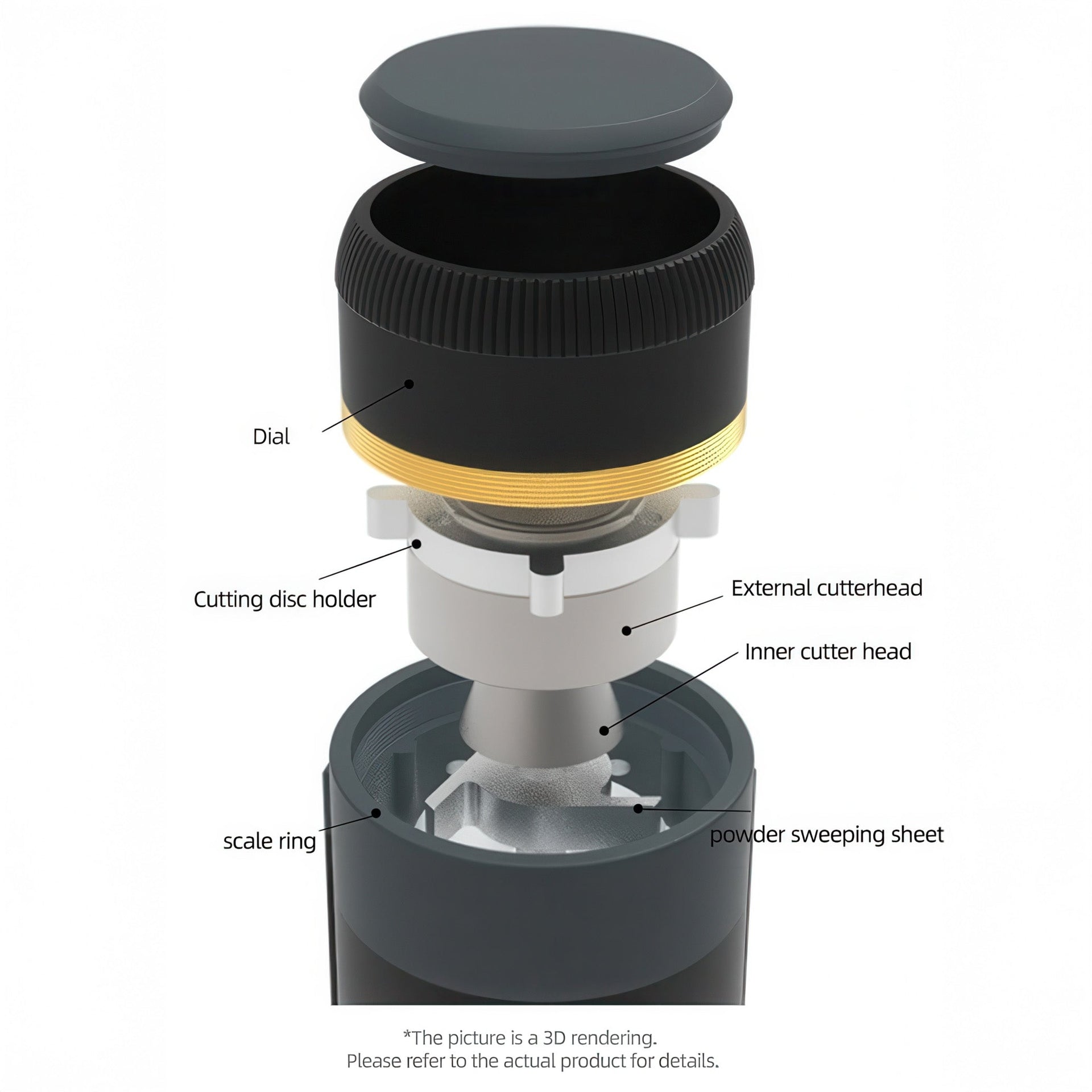 STARSEEKER Go50 Portable Electric Coffee Grinder — 50mm Burr
