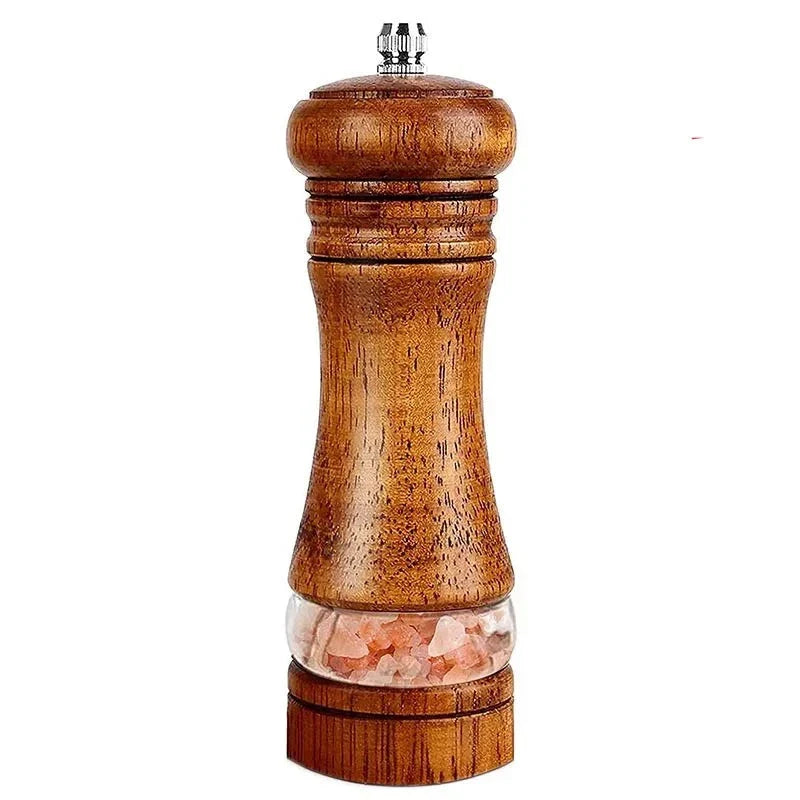 Acacia Wood Salt and Pepper Grinder Set