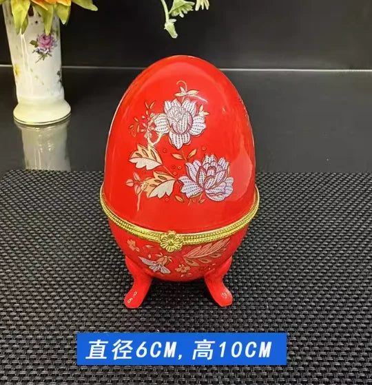 Cartoon 3D Relief Colorful Handdrawn Flower Tank Jar Jewelry Box Ring Box Tin Milk Jug Vase Tableware Household