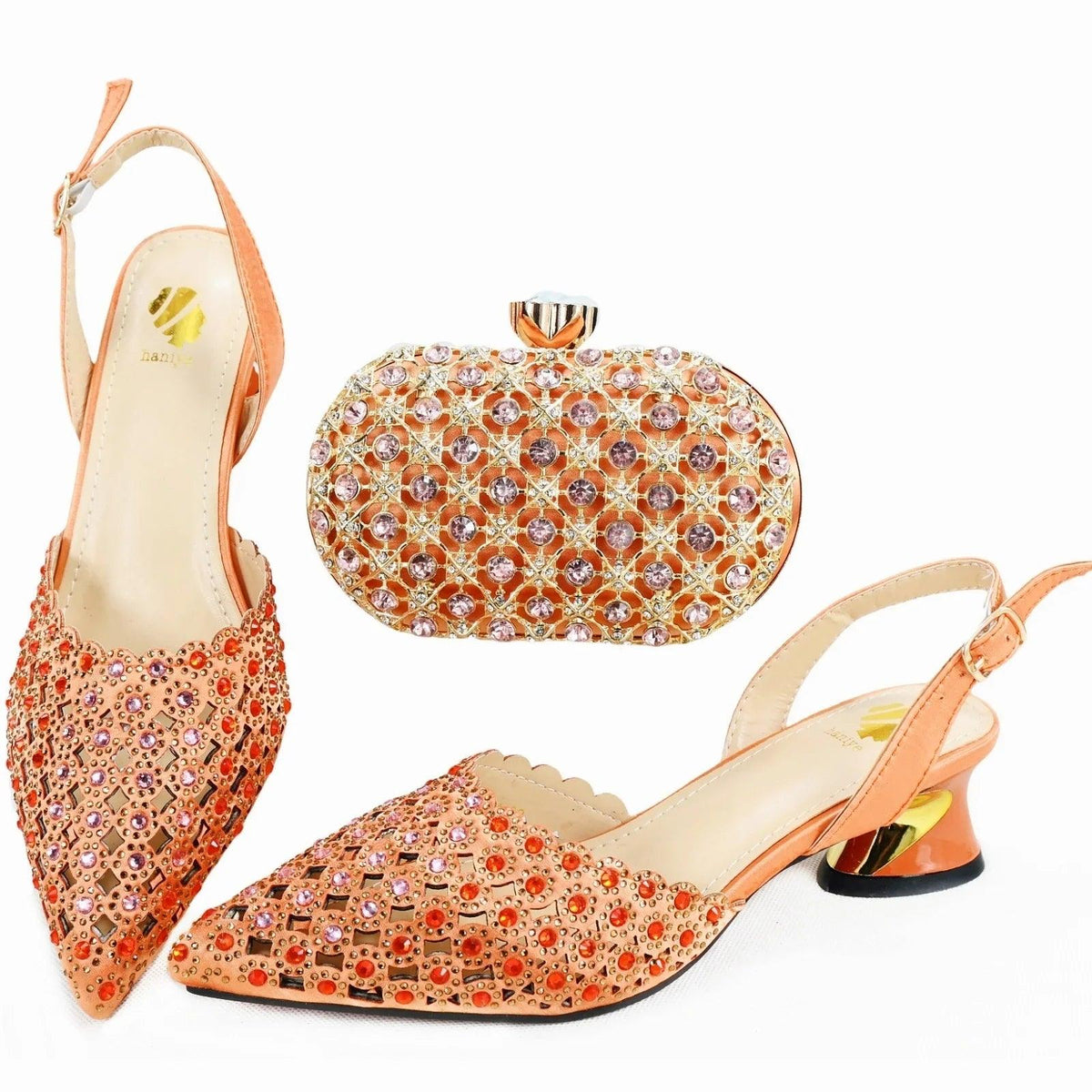 High Quality Style Ladies Shoes And Bags Set HAE1-7