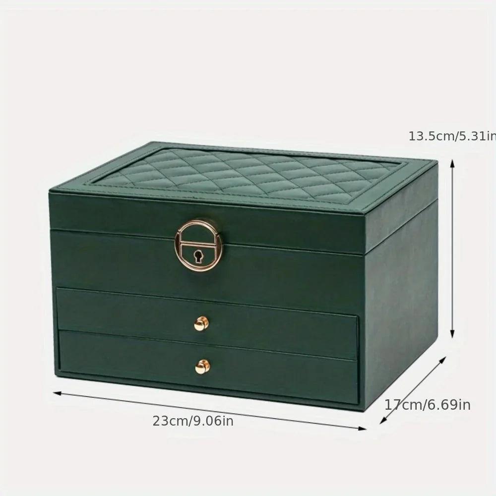 Jewelry Storage Box – Necklace & Earrings Organizer for Gifts