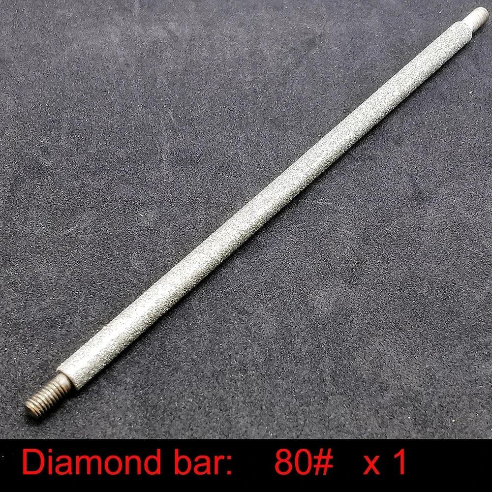 80-3000# 6mm Cylinder Diamond Stone Sharpening Bar Whetstone Match for Ruixin Sharpener Serrated Knife Scimitar Knife Grinding