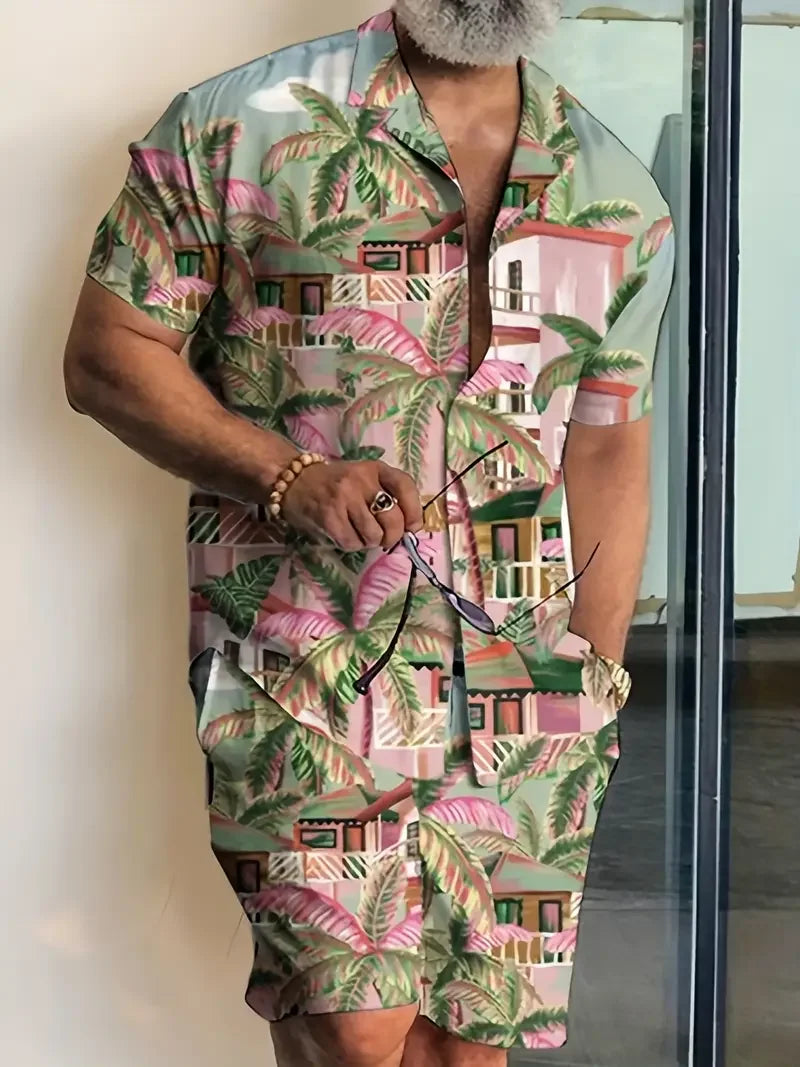 Men streetwear two piece Beach set - Sexikinis Swim