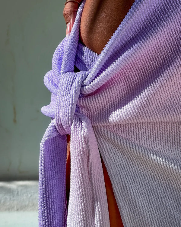 Lila three piece short dress with two piece swimsuit