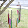 12 Tubes Wind Chimes Pendant Aluminum Tube Metal Pipe Wind Chimes Bells Balcony Outdoor Yard Garden Home Decoration 1PC