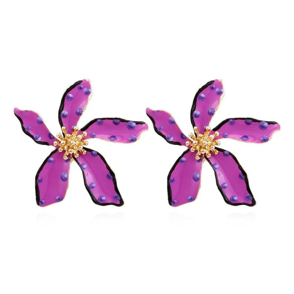 Sweet Big Flower Stud Earrings - Sexikinis Swim - Gifts for You 'n Me