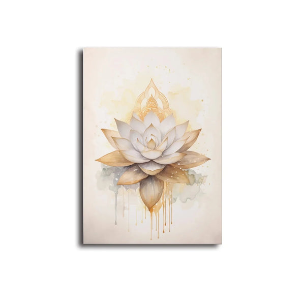 Buddha Wall Art - Yin Yang Tree Poster Canvas Painting