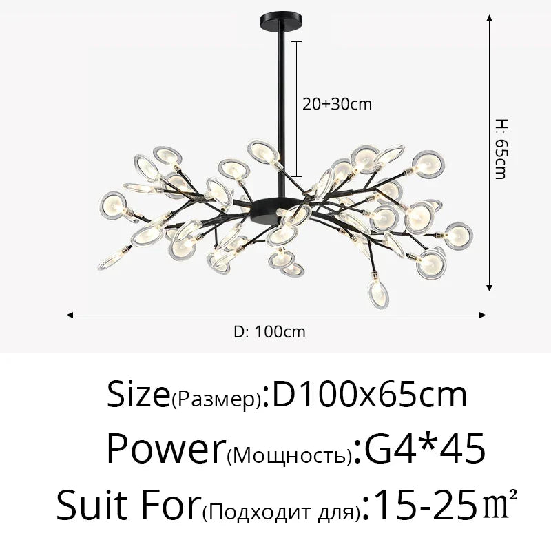 Iron Nordic Ceiling Light