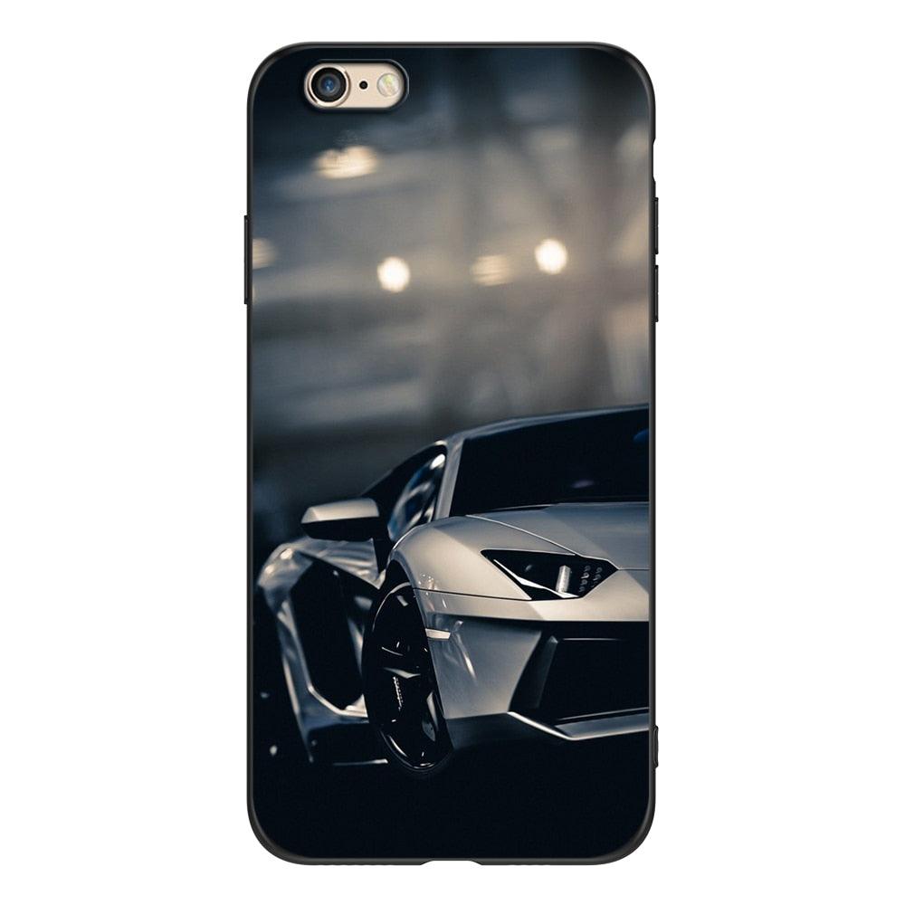 Cute Cover Soft Silicone Print Cars Print Phone Case For Iphone 5s 5 S Se 2016 4.0
