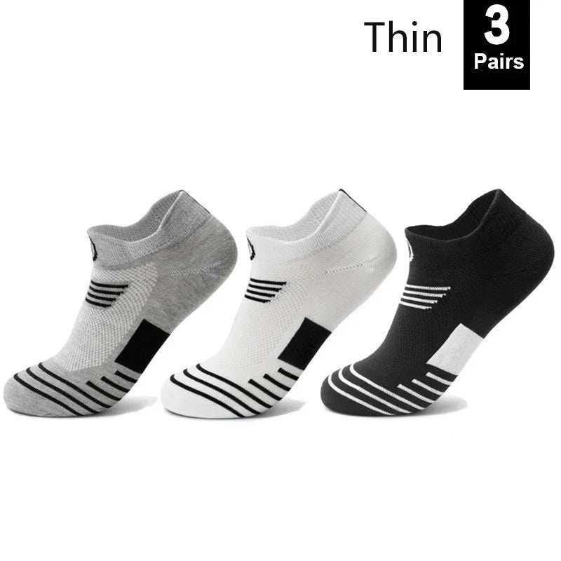 Cushioned Sports Compression Socks for Basketball and Running