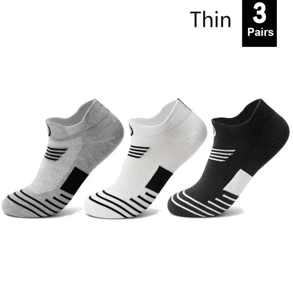 Cushioned Sports Compression Socks for Basketball and Running