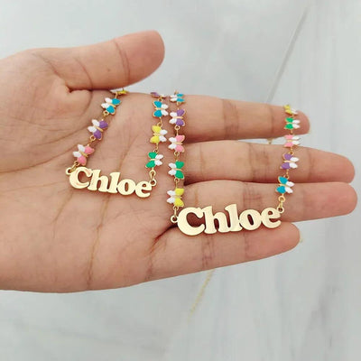 Customized Butterfly Heart Name Necklace - Sexikinis Swim