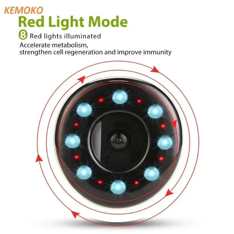 Electric Cupping massage Guasha Scraping EMS Body massager Vacuum Cans Suction Cup IR Heating Fat Burner Slimming Body Massger