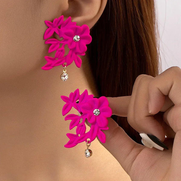 Big Flower Drop Earrings - Sexikinis Swim - Gifts for You 'n Me