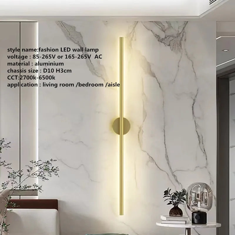 Black Tube Wall Lamp