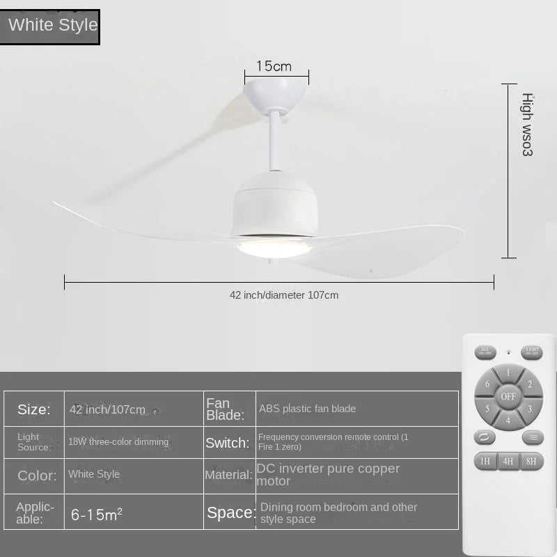 DecorBites™ Kids Double Leaf Ceiling Fan Light - Silent Operation with Adjustable Speed Decorbites