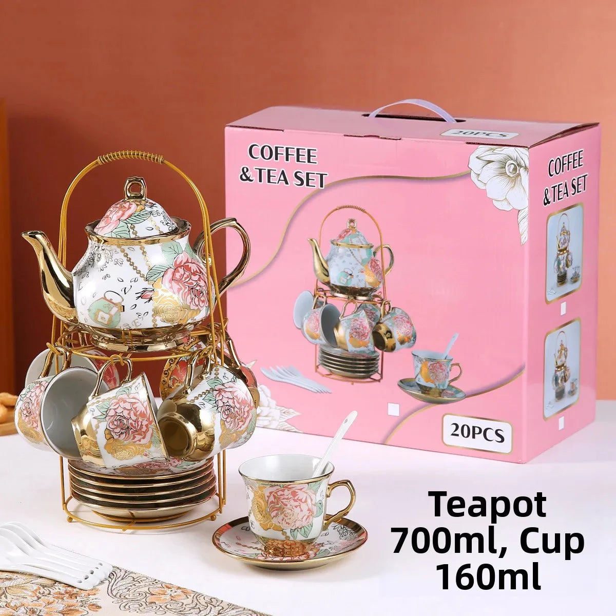 European Sle Cerc Coffee Cup And Plate Set ternoon Tea Set Electroplated Coffee Utensils 3 Piece Set ular Model