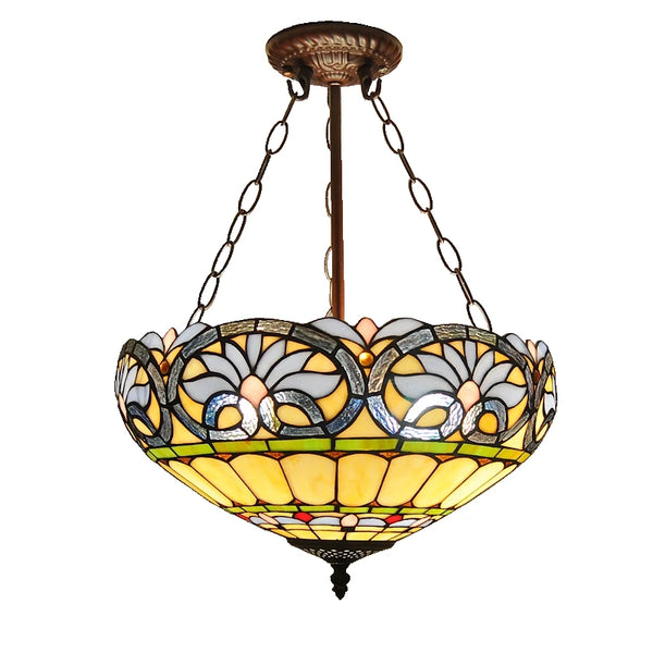 40CM European Antique Anti Chandeliers Tiffany Bedroom Balcony Children's Room Lighting Bar Night Games Lazurite Lighting