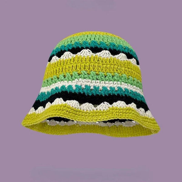 New Crochet Korean Handmade Bucket Hat - Sexikinis Swim - Gifts for You 'n Me