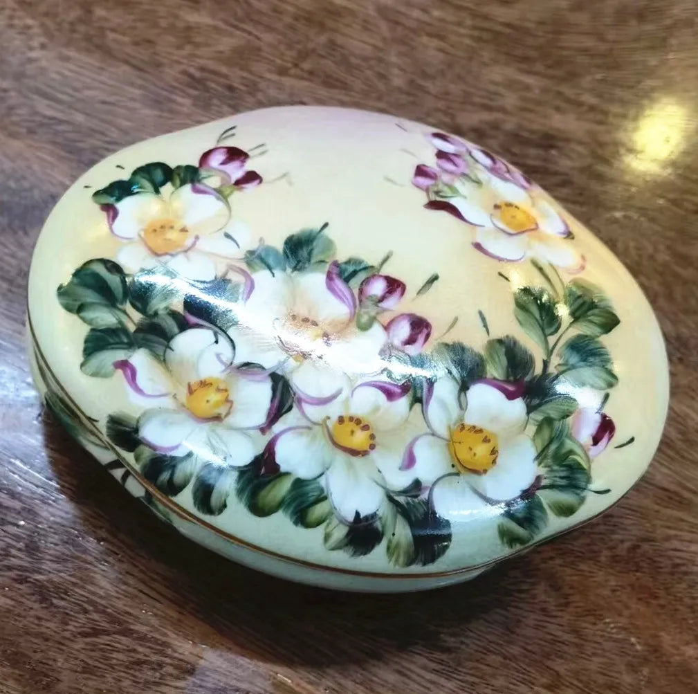 Resin Flower Jewelry Storage Box Vase Flower Basket  Jewelry Case Storage Jewelry Organizer Display Home Decor Ornament