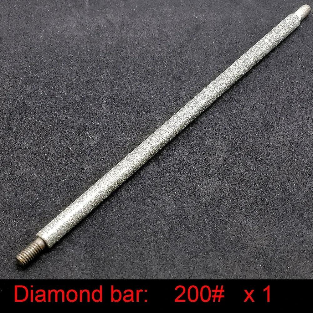 80-3000# 6mm Cylinder Diamond Stone Sharpening Bar Whetstone Match for Ruixin Sharpener Serrated Knife Scimitar Knife Grinding
