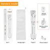 60 Inch/152cm Camera Tripod with Travel Bag, Mobile Phone Tripod with Remote Control, Professional Aluminum Alloy Portable Stand - WHITE