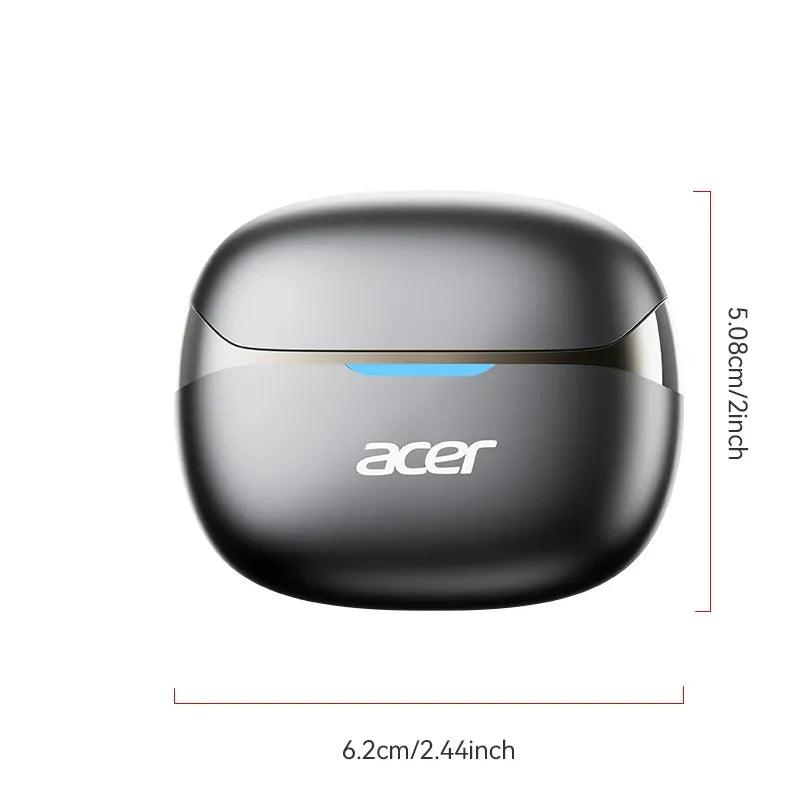 Acer Ohr829 Wireless Headphones Bluetooth 6.0 Low-Latency Gaming Headphones Enc Call Noise Reduction Surround Stereo Sound Comfortable to Wear Long Battery Life Compatible with Mobile Phones and Tablets