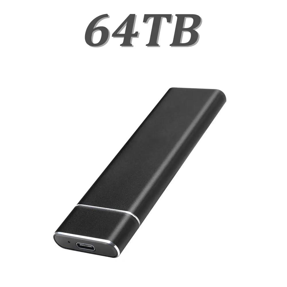 USB 3.1 high-speed external portable hard drive 4TB large capacity portable SSD solid state drive suitable for laptop MAC/PC